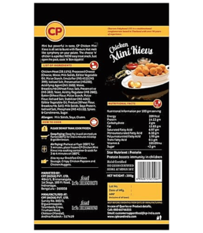 CP Chicken Cheese Balls 1 kg pack - Order Online