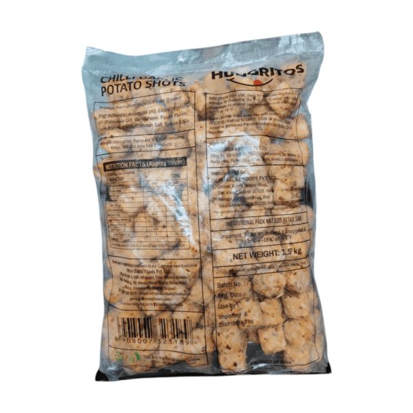 Hungritos Chilli Garlic Potato Shots - 1.5 kg - Image 2