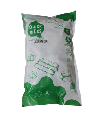Quick Bites Chicken Shami Kebab 1 kg frozen pack - Mumbai delivery