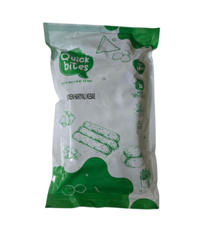 Quick Bites Chicken Hariyali Seekh Kebab 1 kg pack - Mumbai delivery